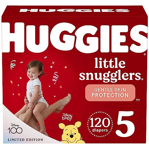 Huggies Little Snugglers Baby Diapers, Size 1 (8-14 lbs), 198 Ct, Newborn Diapers mike'book