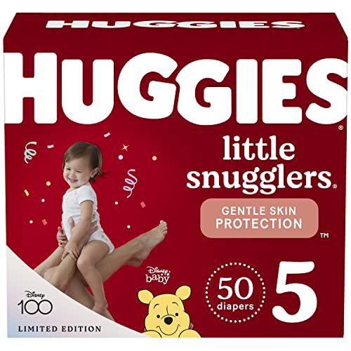 Huggies Little Snugglers Baby Diapers, Size 1 (8-14 lbs), 198 Ct, Newborn Diapers mike'book