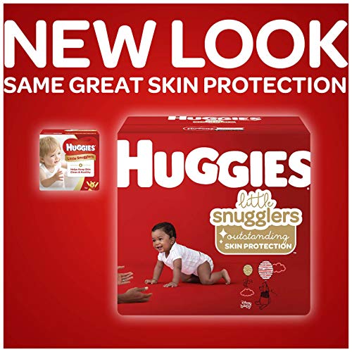Huggies Little Snugglers Baby Diapers, Size 1 (8-14 lbs), 198 Ct, Newborn Diapers mike'book