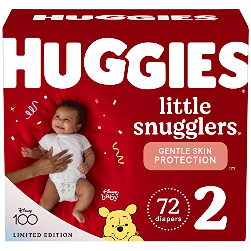 Huggies Little Snugglers Baby Diapers, Size 1 (8-14 lbs), 198 Ct, Newborn Diapers mike'book