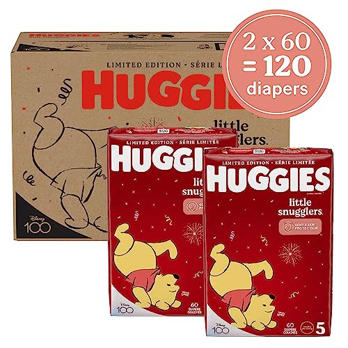 Huggies Little Snugglers Baby Diapers, Size 1 (8-14 lbs), 198 Ct, Newborn Diapers mike'book
