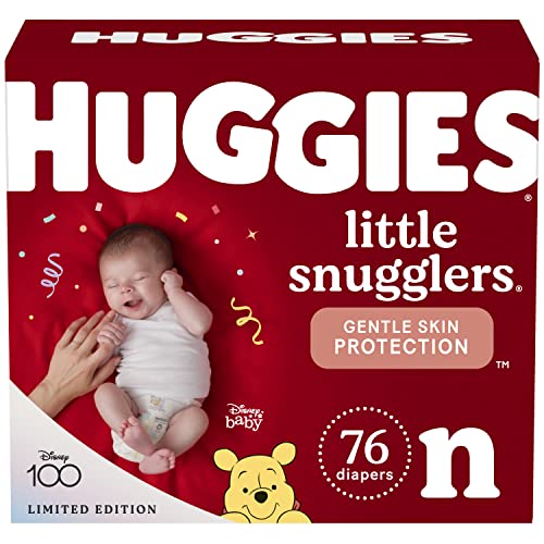 Huggies Little Snugglers Baby Diapers, Size 1 (8-14 lbs), 198 Ct, Newborn Diapers mike'book