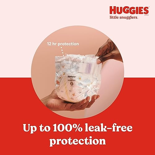 Huggies Little Snugglers Baby Diapers, Size 1 (8-14 lbs), 198 Ct, Newborn Diapers mike'book