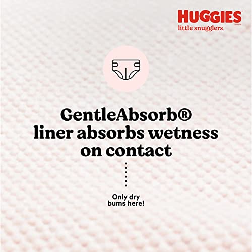 Huggies Little Snugglers Baby Diapers, Size 1 (8-14 lbs), 198 Ct, Newborn Diapers mike'book