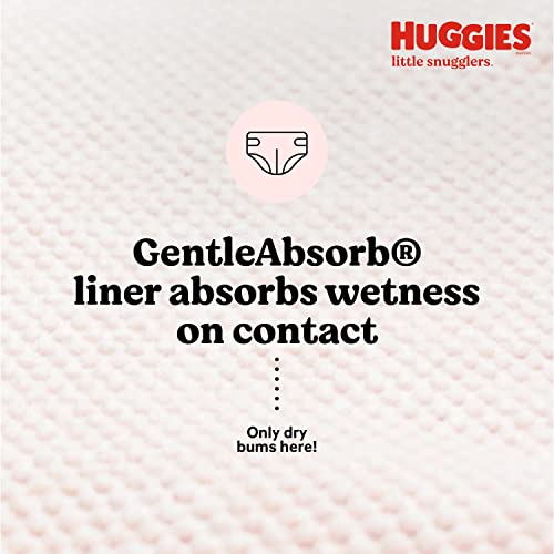 Huggies Little Snugglers Baby Diapers, Size 1 (8-14 lbs), 198 Ct, Newborn Diapers mike'book