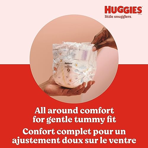 Huggies Little Snugglers Baby Diapers, Size 1 (8-14 lbs), 198 Ct, Newborn Diapers mike'book