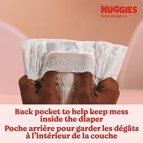 Huggies Little Snugglers Baby Diapers, Size 1 (8-14 lbs), 198 Ct, Newborn Diapers mike'book