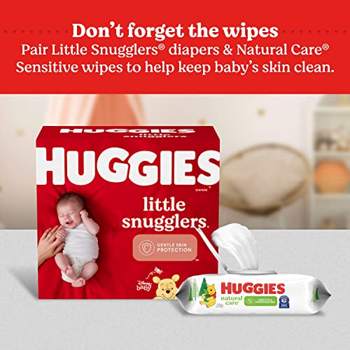 Huggies Little Snugglers Baby Diapers, Size 1 (8-14 lbs), 198 Ct, Newborn Diapers mike'book