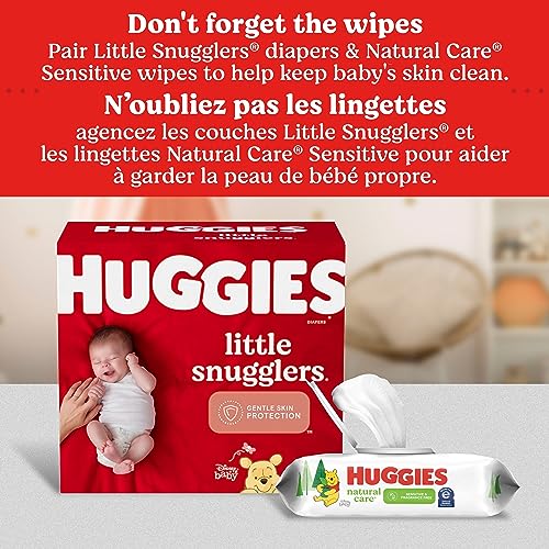 Huggies Little Snugglers Baby Diapers, Size 1 (8-14 lbs), 198 Ct, Newborn Diapers mike'book