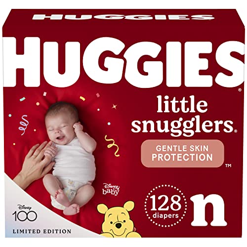 Huggies Little Snugglers Baby Diapers, Size 1 (8-14 lbs), 198 Ct, Newborn Diapers mike'book