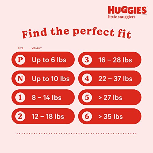 Huggies Little Snugglers Baby Diapers, Size 1 (8-14 lbs), 198 Ct, Newborn Diapers mike'book