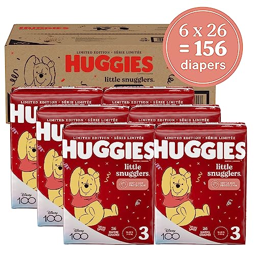 Huggies Little Snugglers Baby Diapers, Size 1 (8-14 lbs), 198 Ct, Newborn Diapers mike'book