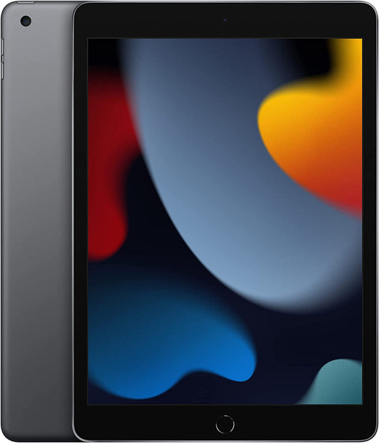 Apple iPad (9th Generation): with A13 Bionic chip, 10.2-inch Retina Display, 64GB, Wi-Fi, 12MP front/8MP Back Camera, Touch ID, All-Day Battery Life – Space Gray Visit the Apple Store